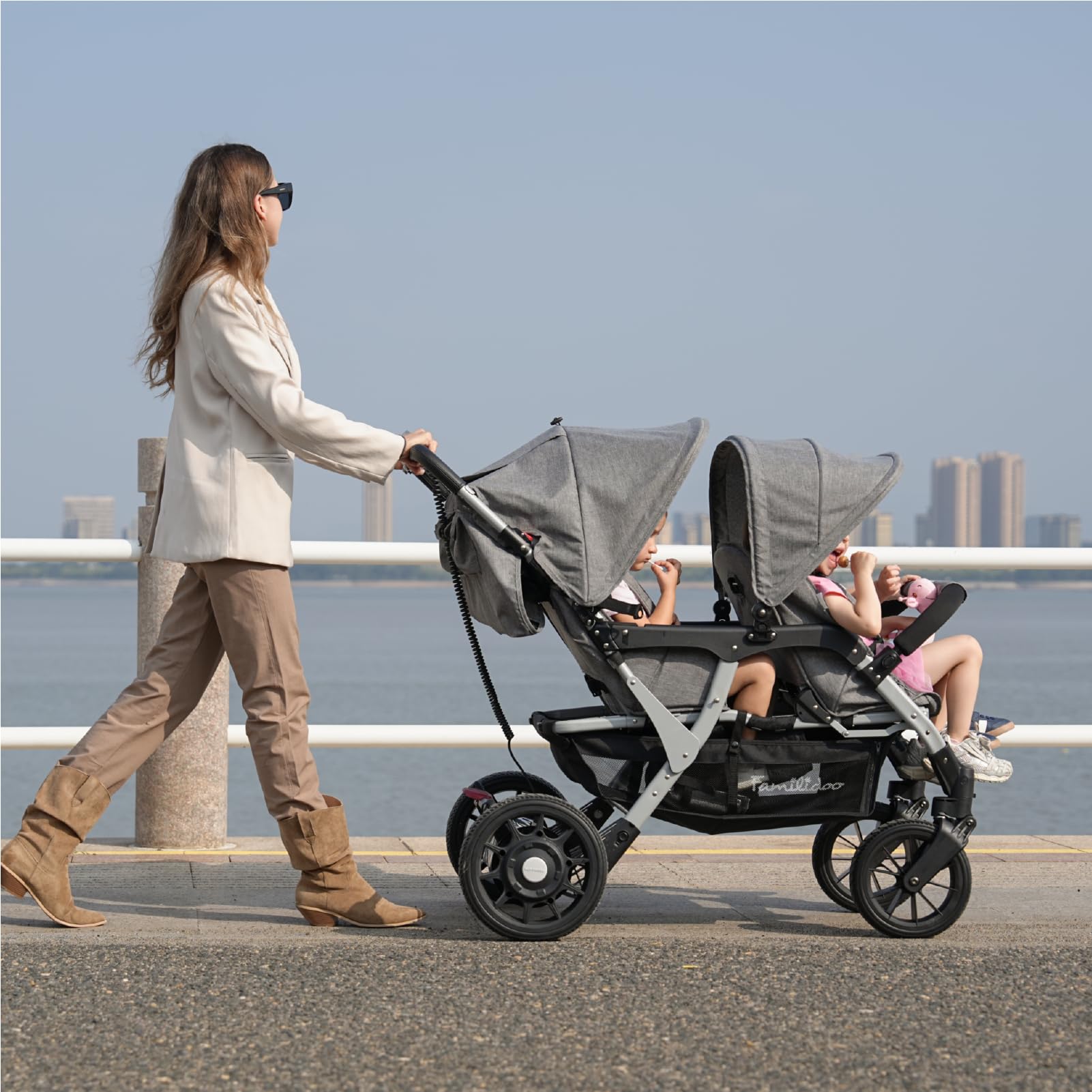 (miju)ぶぅfamily Amazon.com : Familidoo Quad Stroller with Electric Assist Motor